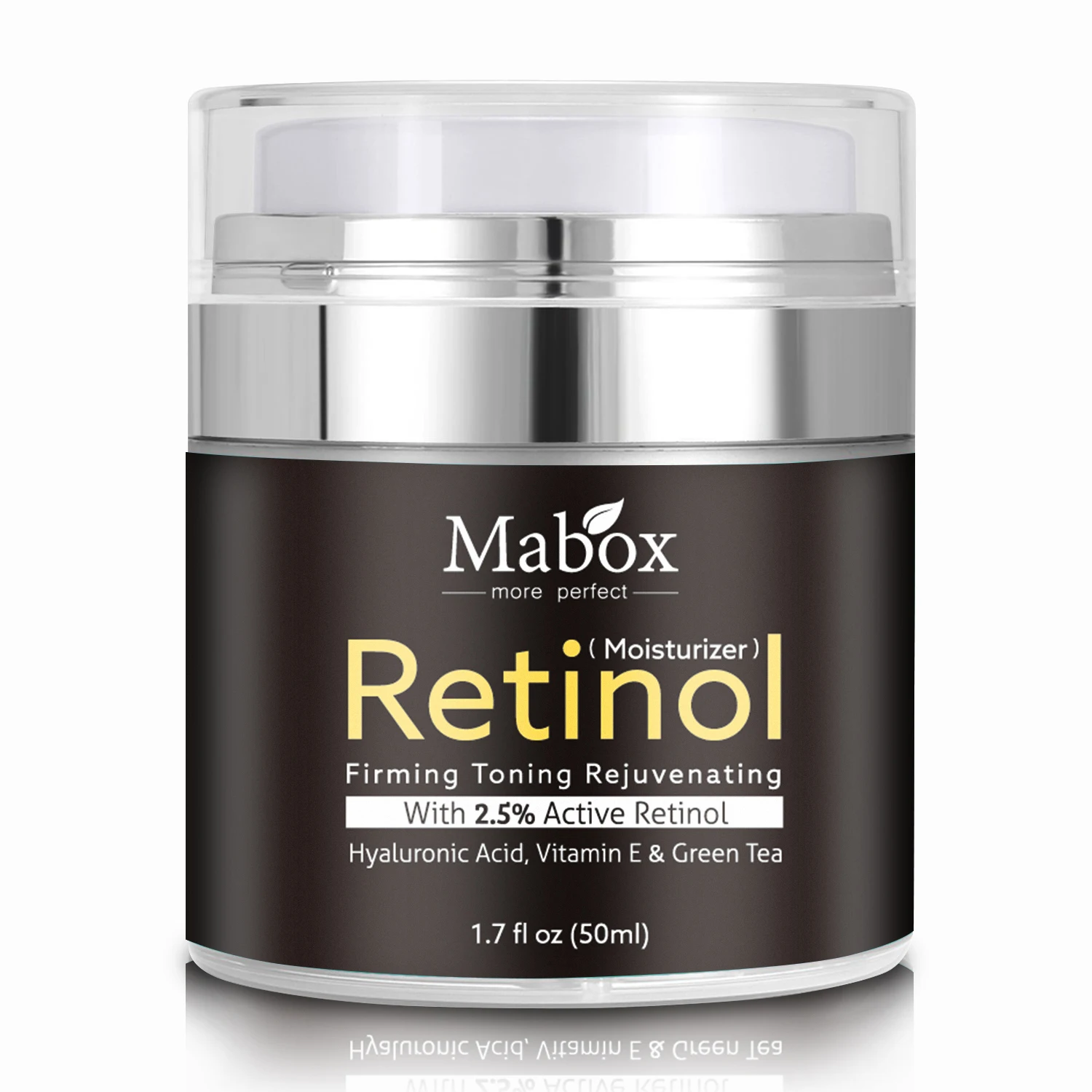 

Mabox Retinol Moisturizer for Face and Eye Area Anti-aging Anti-wrinkle Moisturizing Cream Acne Treatment Boost Collagen