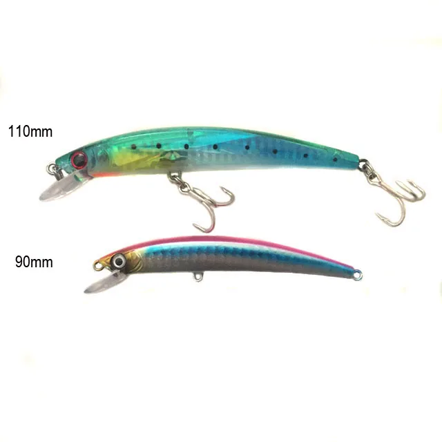 

weihai OEM lure factory minnow type feeder fishing lures, Customized