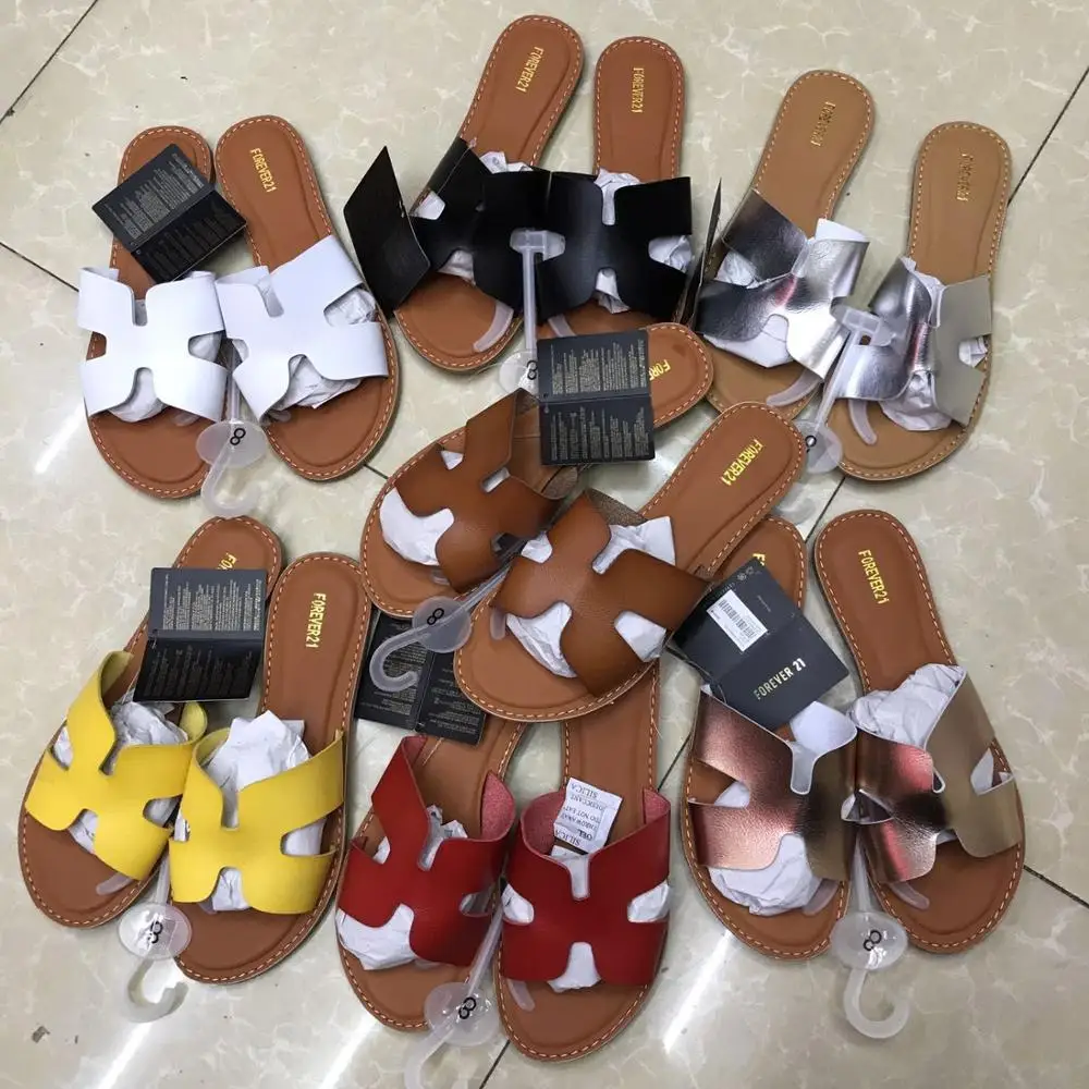 

2021 Hot Style Lady Women Slliper Shoes For New Styles Quality H Slipper