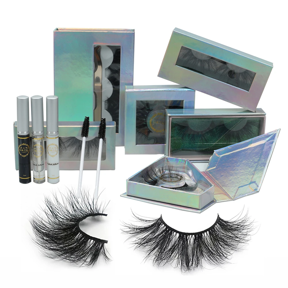 

Magnetic High Quality 3d Magnet Silk False Eyelashes With Oem Packaging, Natural black