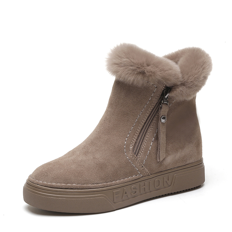 

wholesale warm shoes women winter unique fashion plush ankle snow boots