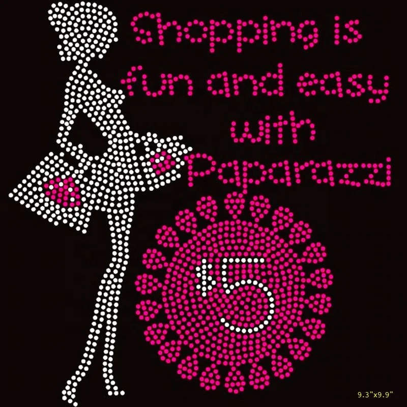 

Custom Style Shopping is Fun and Easy with Paparazzi $5 Rhinestone Transfer Custom Design Motif, As per customer request