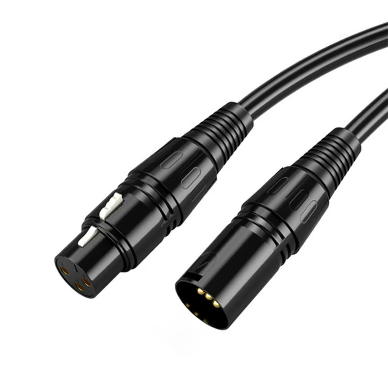 

3Pin XLR Cable Male to Female Canon Plug Audio Cable Shielded For Mixer Microphone Amplifier 0.3m 1m 2m 3m 5m 8M 10m 15M 20M