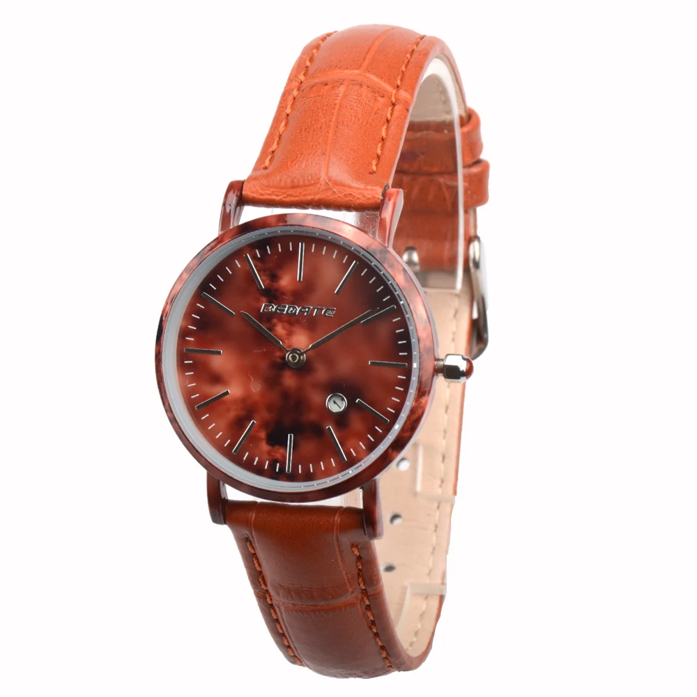 

High fashion wrist watch Executive leather Japan movement watches women wrist
