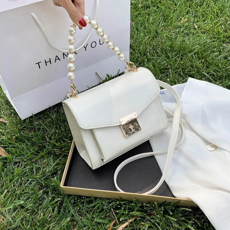 

Popular design fashion handbag women purses messenger pearl bag