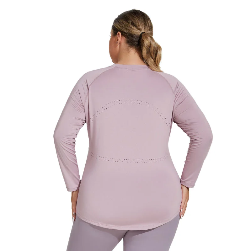 轻盈圆领Long Sleeve瑜伽Top