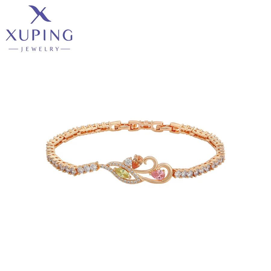 

M&L -X000703509 Xuping Jewelry fashion Women bracelet 18K gold color daily popular ancient luxury royal personality classic