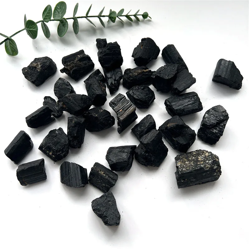 

Natural High Quality Healing Crystals And Han Stones Crystal Tumble Black Tourmaline Rough Raw Tumble