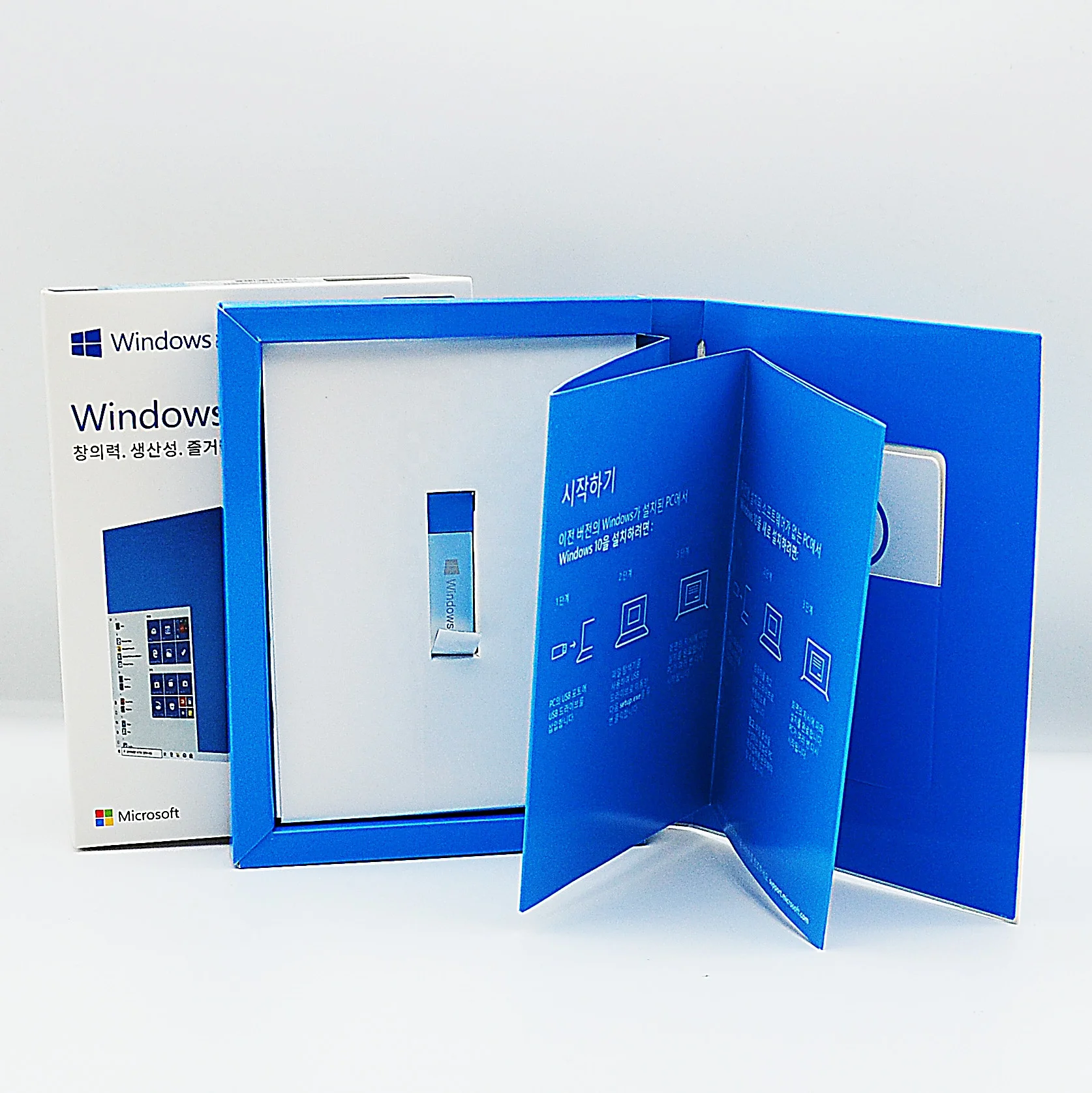 

win 10 home fpp oem Key software 32 64 bit USB Flash Drive Korean windows 10 home