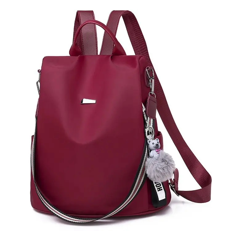 

New Anti-Theft Multi-Functional Leisure Oxford Cloth Waterproof Pop Fashion Backpack Women's Bag