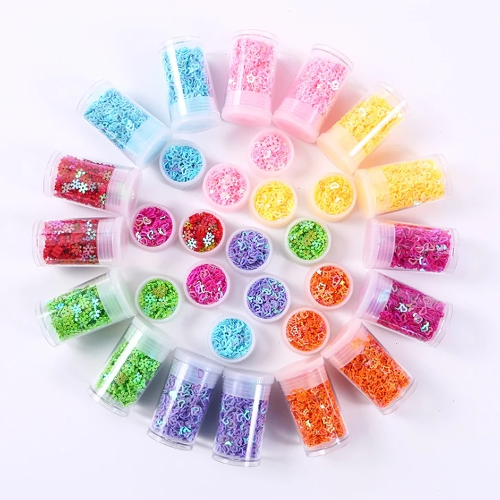 

PVC Mix colors and styles DIY decoration Flash Sequin christmas decorations