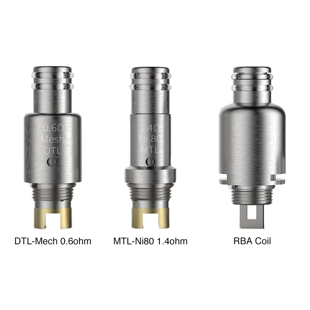 

Smoant Pasito coils Pasito DTL Mesh Coil 3pcs/Pasito MTL Ni-80 Coil 3pcs/Pasito RBA Coil 1pcs