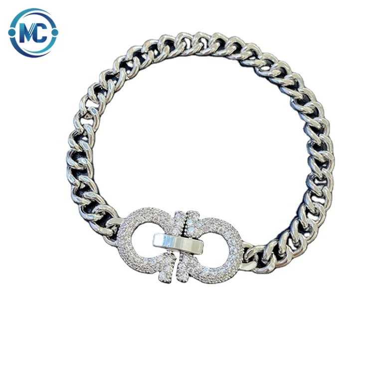 

2021 Hip Hop Retro Chain Bracelet Korean Version Net Red Student Bracelet