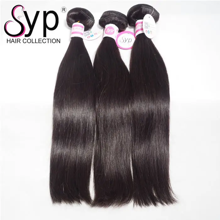 

100 Human Eurasian Virgin Remy Straight Hair Weaves For Black Hair Extensions 16 18 20 22 24 inch