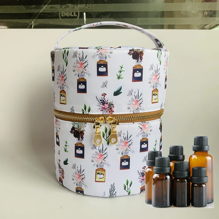 

BSCI Factory OEM Diffuser Carrying Case Essential Oil Diffuser Bag with interior pockets for oils