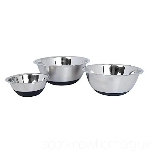

Colorful Non-Slip capacity cooking Stainless Steel Mixing Bowl, Silver