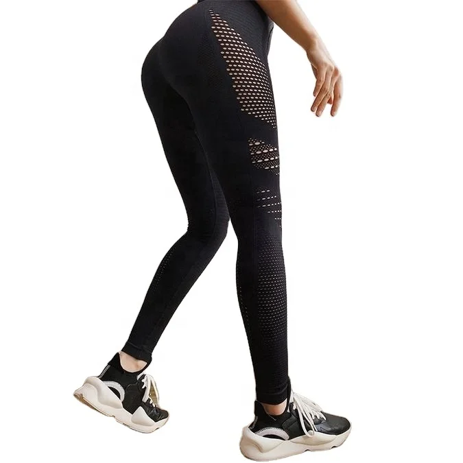 

High quality fitness butt lifting sports seamless woman tights leggings yoga pants