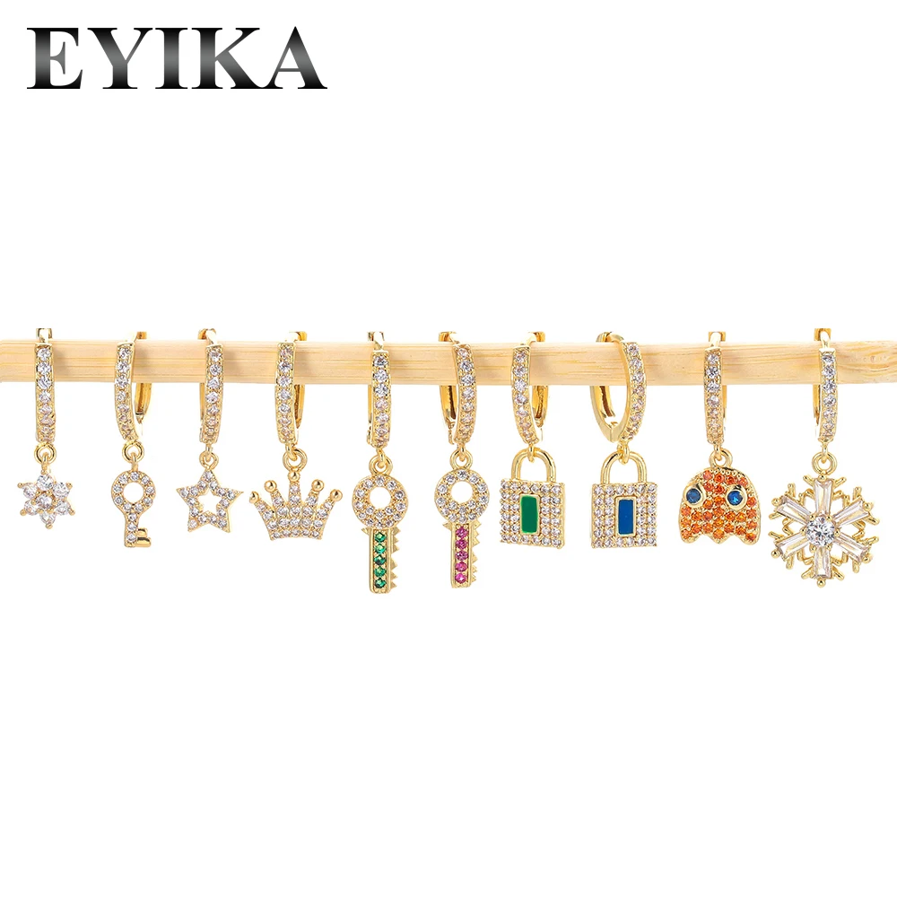 

EYIKA Newest Design Personalized Fashion DIY Earrings Various Typses irregularity Earrings, Color