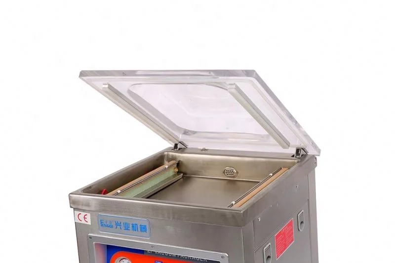 
DUOQI ZF-400D stainless steel body vacuum sealing seaming machine single chamber foodsaver vacuum sealer 