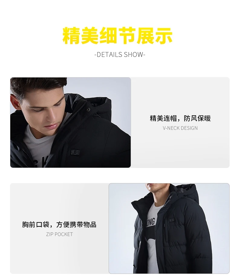 custom fashion heated jacket