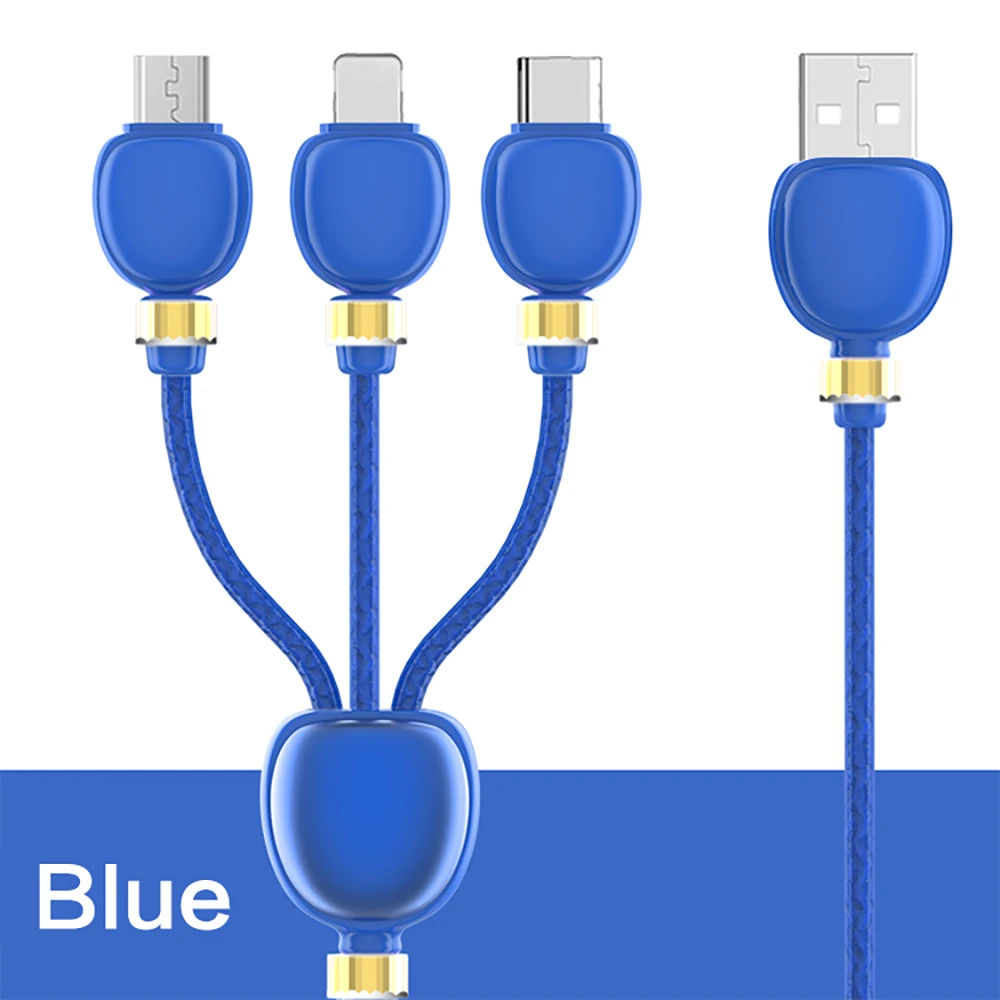 

Free Sample Product Nylon Braided 3 Female 1 Male USB Splitter Cable