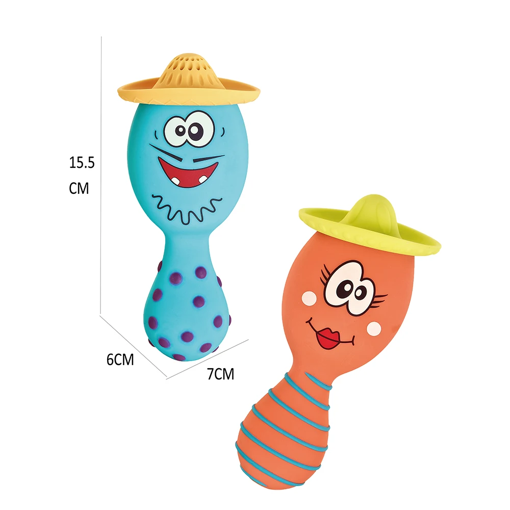 
Huiye Child Shake Fun Toy Hand Baby Rattle Electric Rattle And Shake Musical Toy Rattle For Kids 2PCS/SET 
