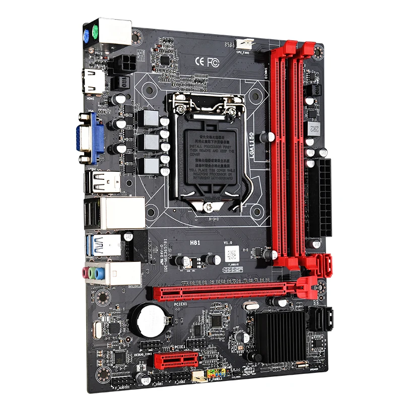 

mainboard h81 motherboard gpu H81G chipset Motherboards with DDR3 16GB USB SATA 3.0