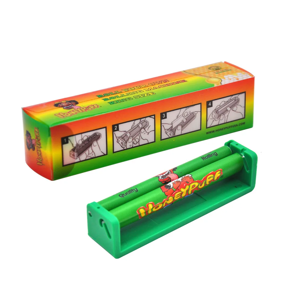 

HONEYPUFF Manual Cigarette Rolling Machine Tobacco Roller For 110MM Paper Portable Smoking Roller Cigarette Maker