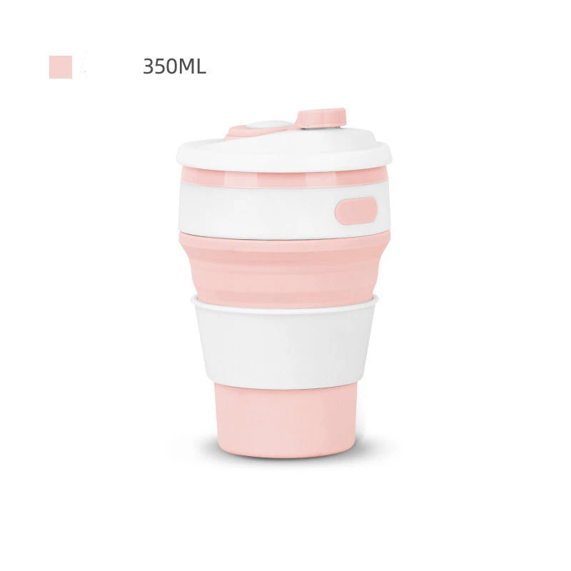 

2021 Hot sale Mugs Travel Collapsible Silicone Cup Folding Water Cups BPA FREE Food Grade Drinking Ware Mug Tea Coffee Cups