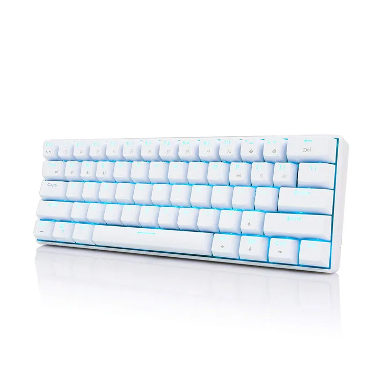 

gaming mechanical keyboard gamer midi pc gaming keyboard, White