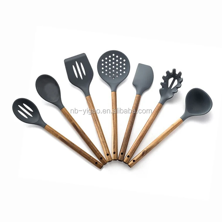 Wholesale Silicone Cooking Utensils Kitchen Utensil Set - 7