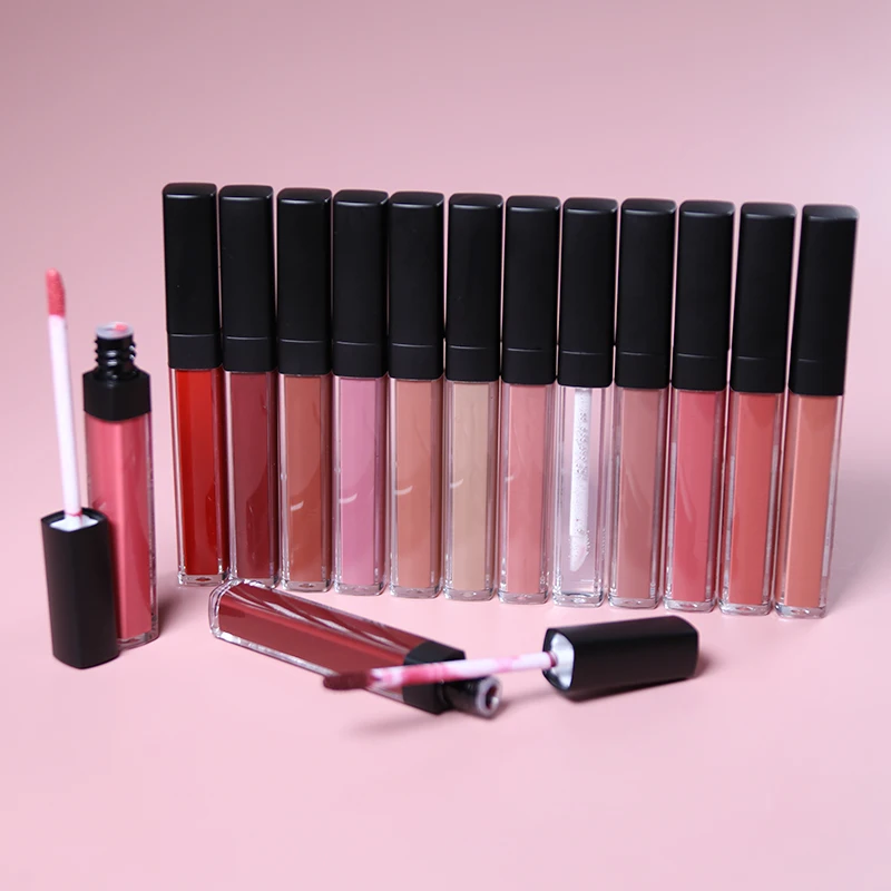 

24 Color Lipstick Matt LOW MOQ NO LOGO Private Label Makeup Long Lasting Waterproof Velvet Nude lipstick Matte Liquid Lipstick