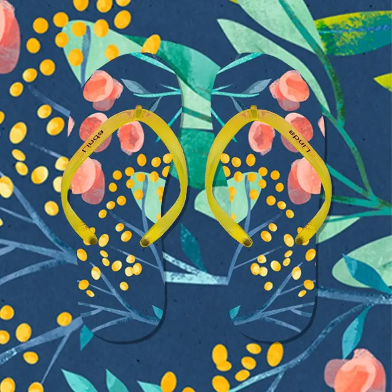 

2021 New Arrival Custom Printing Flip Flop Slipper Factory Supplying Wholesale Fashion EVA Unisex Black Flat Custom Flip Flops