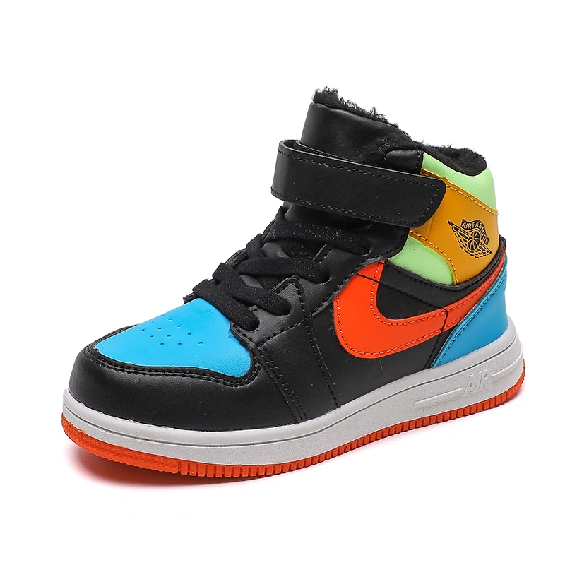 

2020 Trendy Street Boys' Breathable Durable Lace Up Kids Children flat Casual Shoes Kids Sneakers