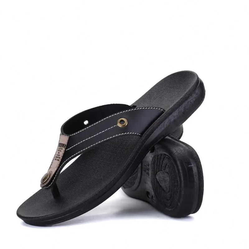 

2019 Promotion men slipper for summer beach professional rubber flip flops wholesale in china