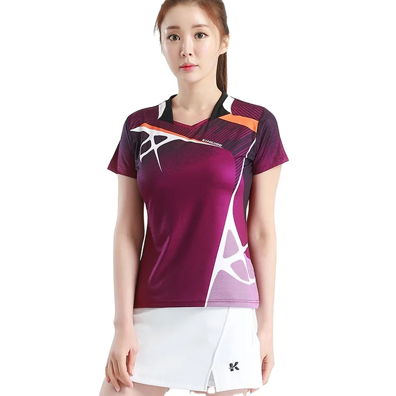 

Tennis Skirt Badminton Shirts Jersey Custom Korean Pro Sports Suit Breathable Table Tennis Uniforms Kit Short Sleeved T-shirt