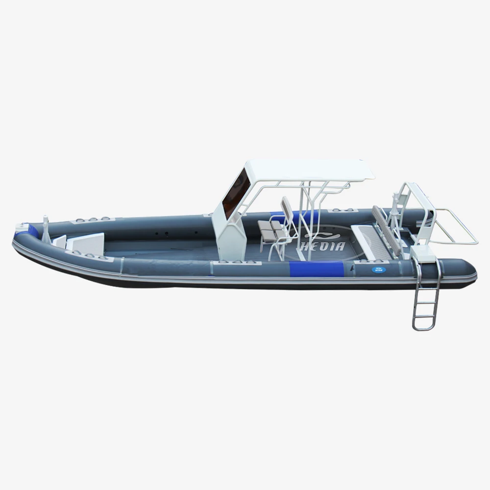 

8 meter 22ft sport speed hypalon orca hypalon rib boat, White,blue,customed