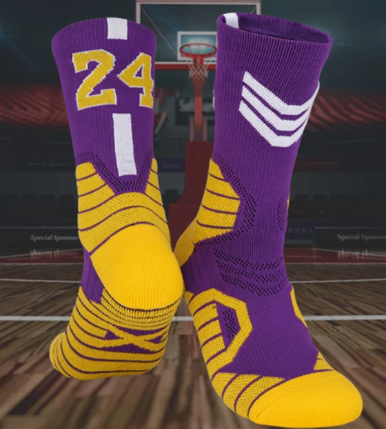 

Basketball Socks for Men Number Adults Youth Unisex Breathable Crew Sports Sock with logo JCB5023, Custom color