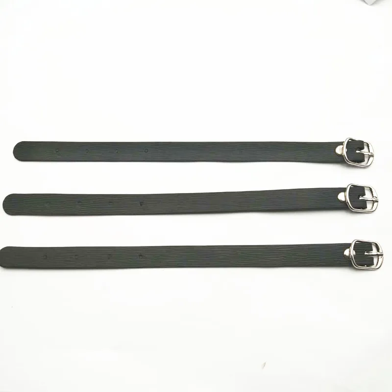 

Customizable Logo PU Leather Luggage Tag Straps With Metal Buckle, Black,or customed color, less 2000pcs random color