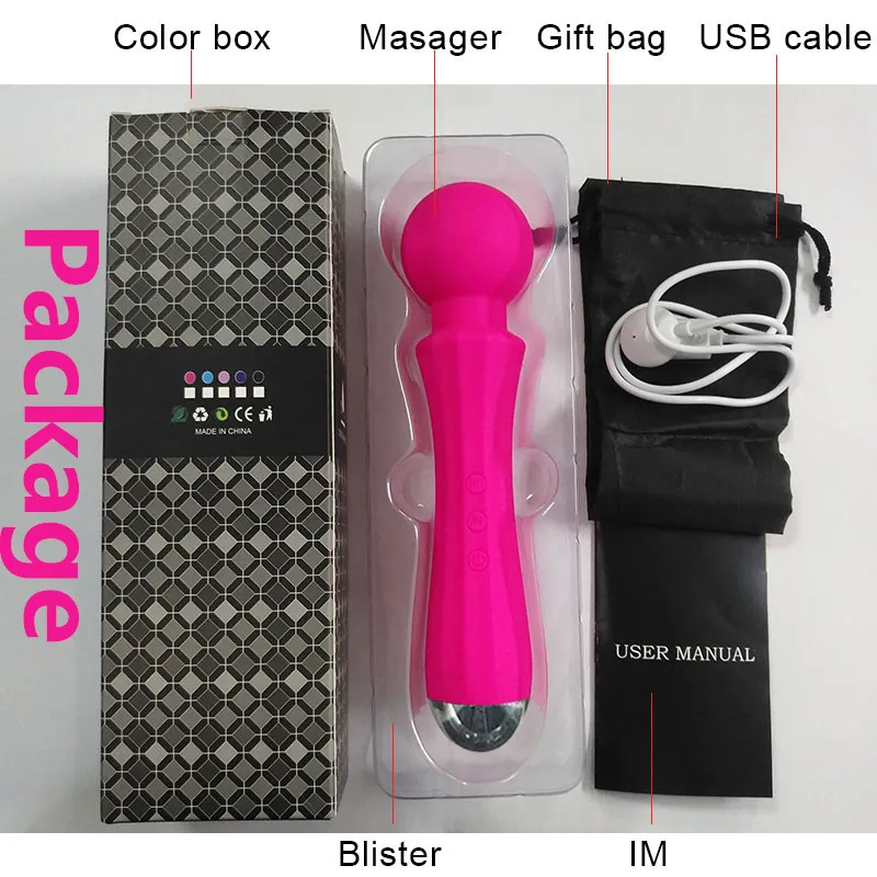New Arrival Av Massager Oral Clit Vibrator Sex Toy Women