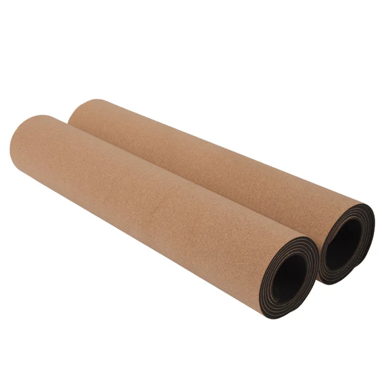 

Eco Premium Matt 4mm Thick TPE Natural Cork Yoga Mat, Cork color