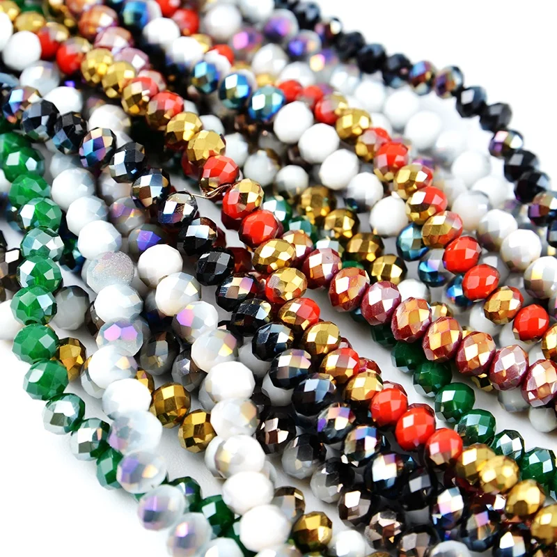 

Rondelle Beads For Jewelry,Glass Beads Crystal Jewellery