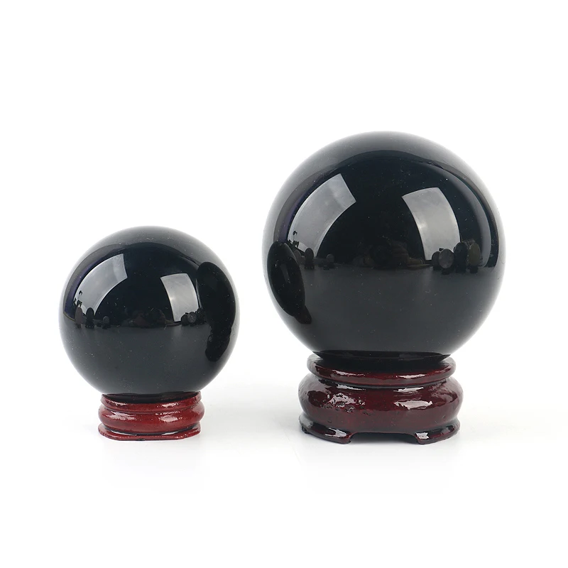 

Special Offer Natural Healing Stones Crystal sphere Black Obsidian Sphere Ball