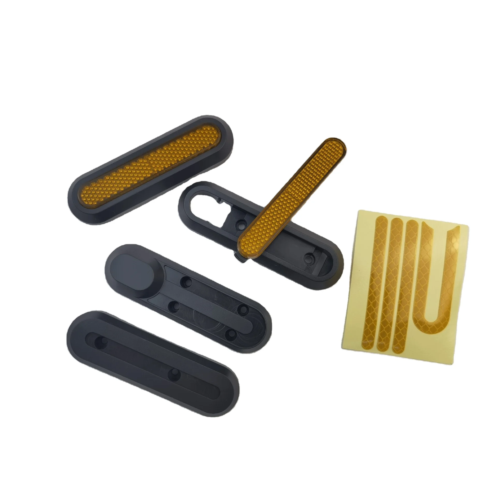 

Scooter Parts Front wheel screw plastic cover black+yellow reflective sticker for 1S/Pro2 Electric Scooter replacement parts, Yellow+black
