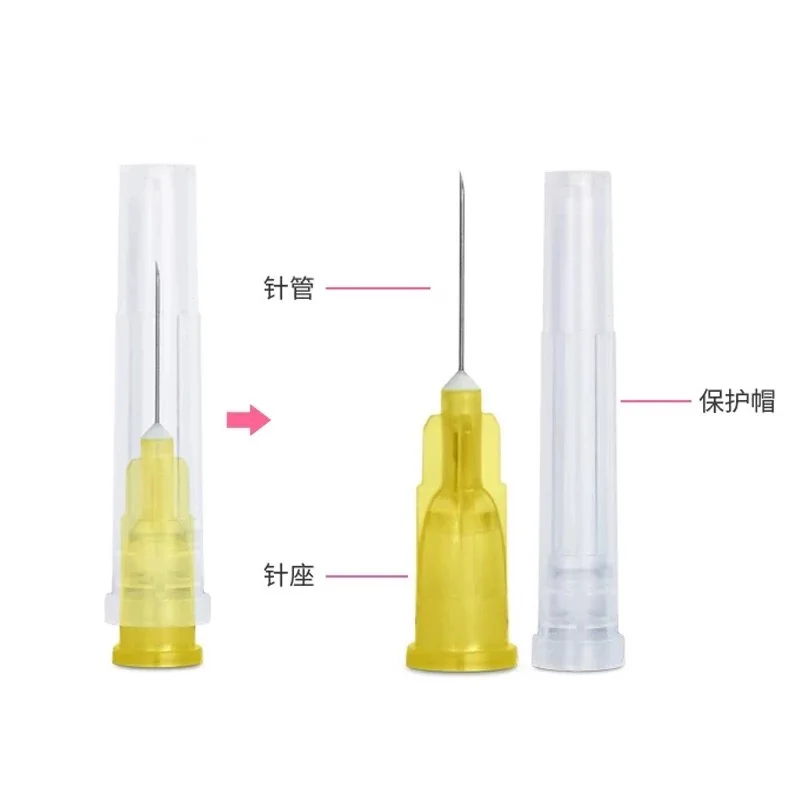 

Disposable Mesotherapy Needle 30G 4mm 13 mm 25mm 32G4mm 6mm 13mm Cheap Price, Yellow