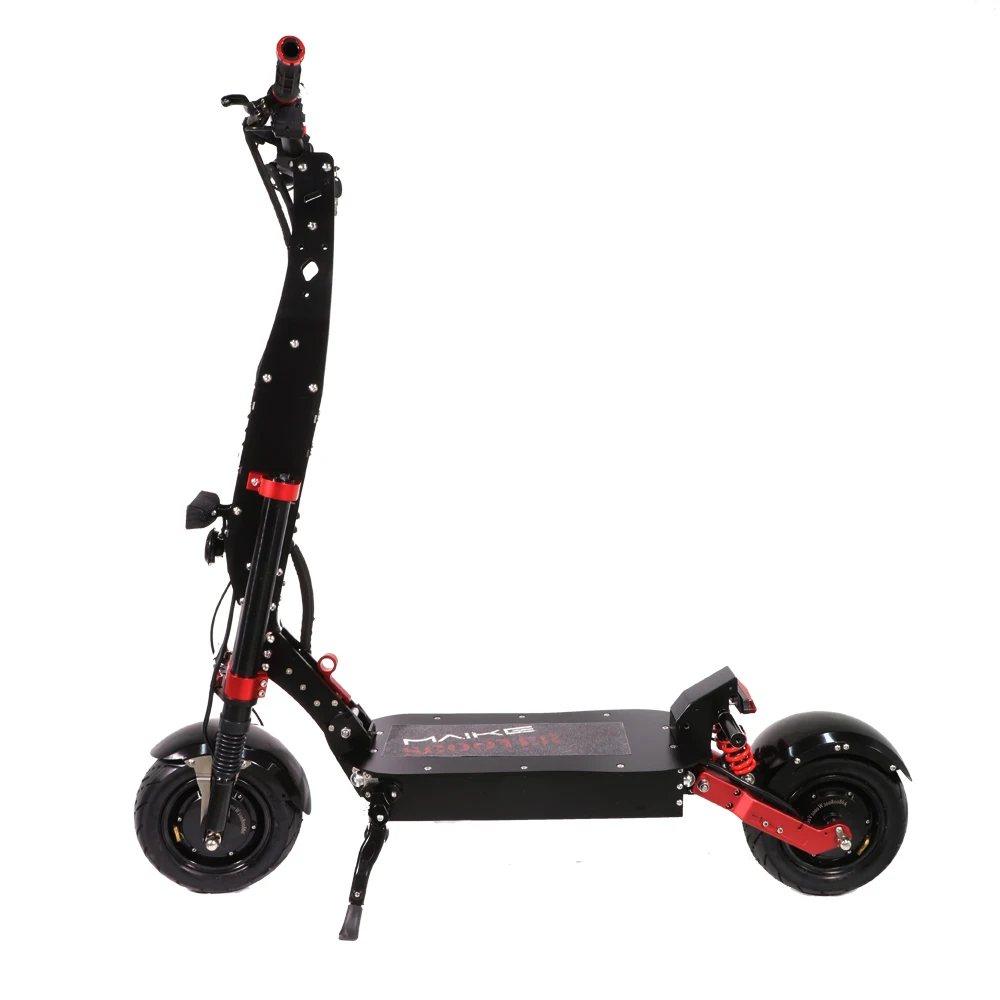 Wholesale High Quality maike mk9 60v lithium battery e scooter 4000w dual motor 11 inch fat tire folding electric kick scooters