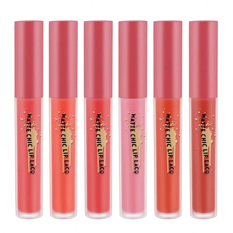 

Orange liquid lipstick holiday gift gloss moisturizing makeup lip glaze lip gloss, 6 colors