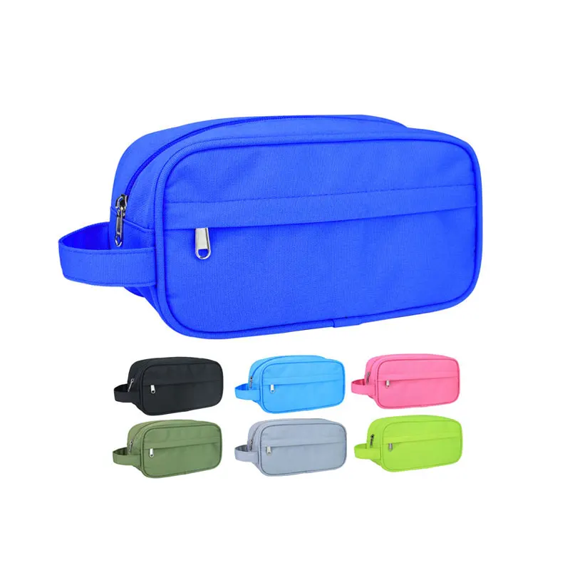 

new design custom large nylon polyester deluxe waterproof men travel wash bag men's dopp kit toiletry bag, Customize