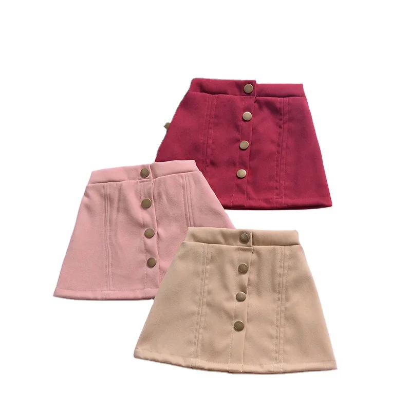 

children cotton skirts girls casual dresses kids dress skirt, As picture