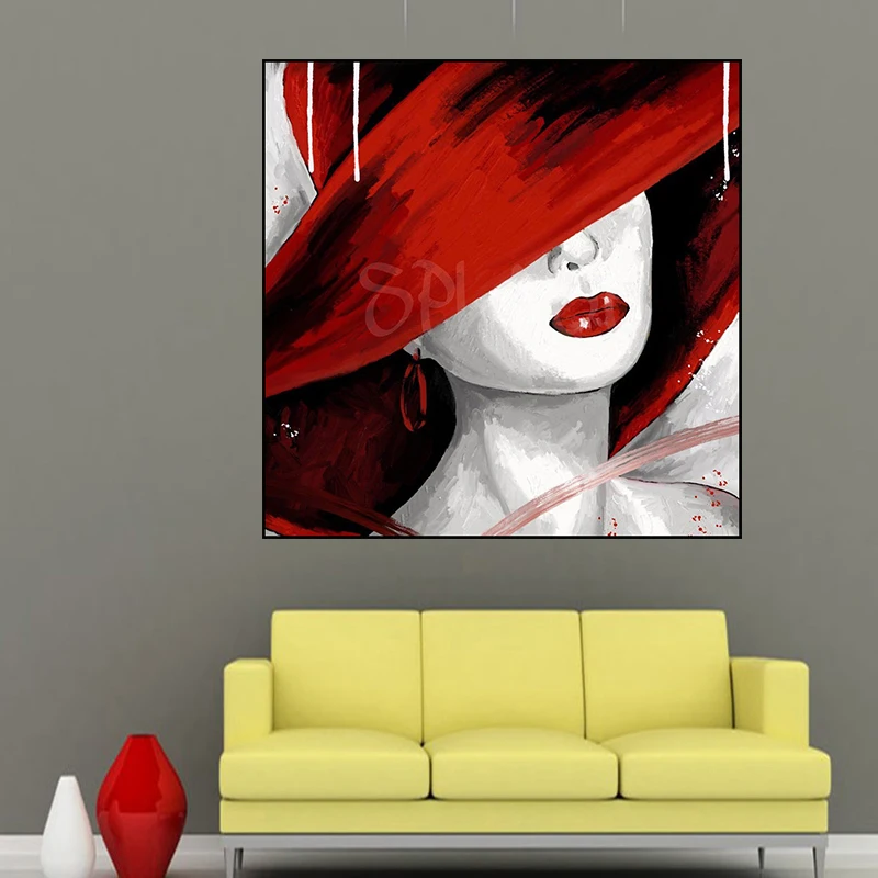 Wall Decor Women Canvas Painting Popular Home Decoration For Living